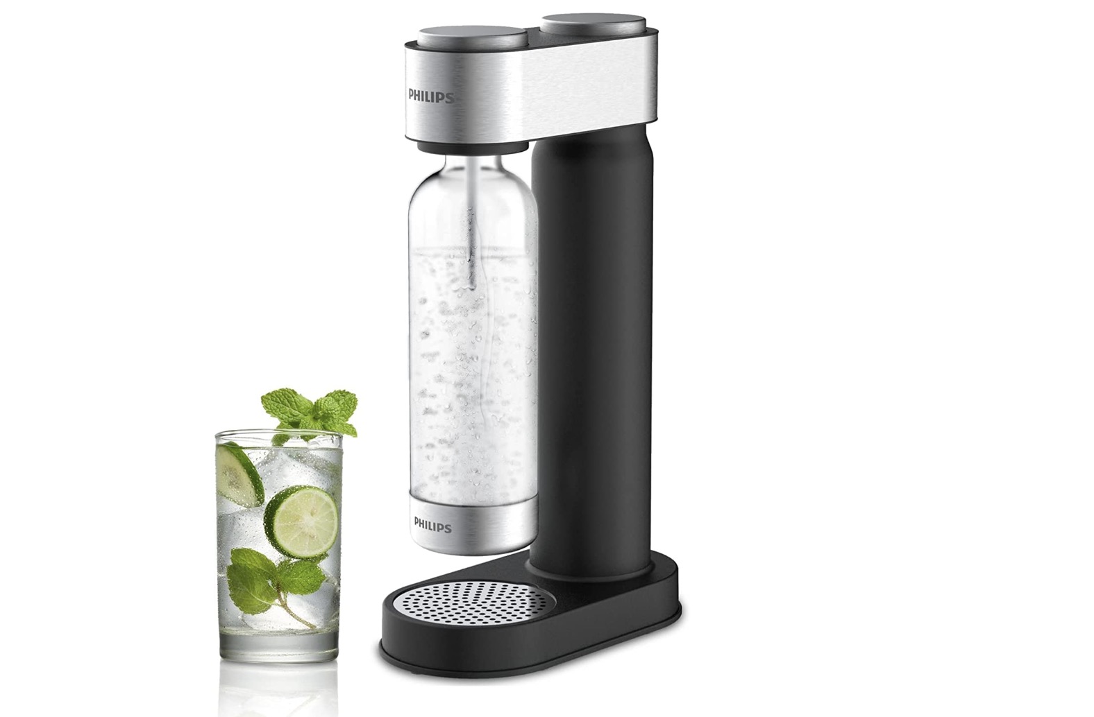PHILIPS Sparkling Water Maker Soda Maker Soda Streaming Machine for Carbonating with 1L Carbonating Bottle, Seltzer Fizzy Water Maker, Compatible with Any...

